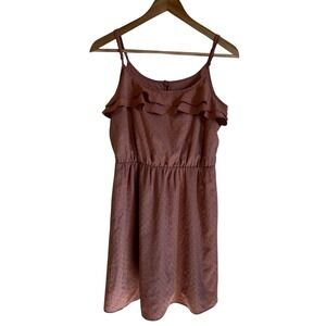 LC Lauren Conrad Ruffle Dress‎ - Sleeveless, Polka Dot, Casual - Size 4